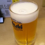 九州八豊　やせうまだんご汁 - 生ビール