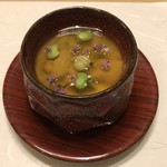 旬菜 おぐら家 - うにの茶碗蒸し