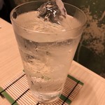 旬菜 おぐら家 - 三岳のソーダ割り