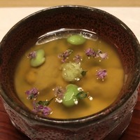 旬菜 おぐら家 - うにの茶碗蒸し
