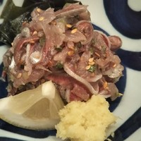 新宿割烹 中嶋 - 昼定食  いわし刺身800円(税込)