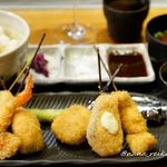 五感で楽しむ串揚げ屋 生粋namaiki - 特選串揚げ御膳 1,800円