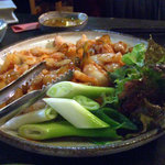 心粋厨房 獬 - タコとツブの炭焼き