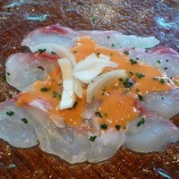 THE SODOH HIGASHIYAMA KYOTO - 鯛のカルパッチョ　フルーツトマトのソース（アップ）