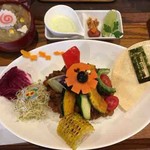 タケウチ - キーマ風カレー膳 夏バージョン