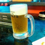 Yakiniku Shokudou Riki Tarou - 生ビール