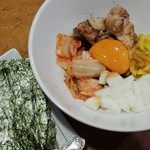 やきとり 正や - 山芋と鶏の海苔巻