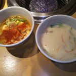 焼肉きんぐ - カルビクッパ、コムタンラーメン