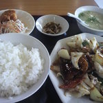 中国料理 同楽縁 - ﾎｲｺｰﾛ定食 630円