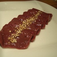 焼肉うしごろ 西麻布本店 - レバー刺し￥１２００