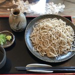 手打そば　稜庵 - ざるそば（大盛）￥１，１０７