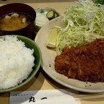 丸一 - 小上ロースカツ定食