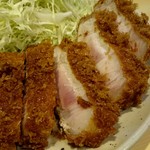 丸一 - 肉の断面