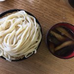 元祖田舎っぺうどん 北上尾店 - なす汁、うどんは大盛り