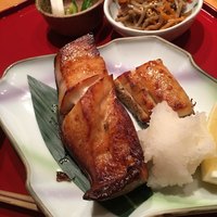伊豆の旬 やんも 南青山店 - 銀わらさ焼定食(1400)