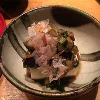 伊豆の旬 やんも 南青山店 - だしかけ冷奴(200)