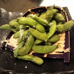 北海道蕎麦 はるや - 枝豆（最終日）