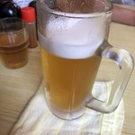 みなみ - 生ビール
      一口飲んじゃいました。