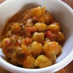 平和通り食堂 - 2011-08-13　Bランチのひよこ豆のカレー