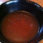 平和通り食堂 - 2011-08-13　Bランチのトマトの冷製スープ