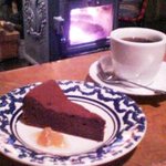 カントリーキッチン バルト - ケーキセット（ガトー・オ・ショコラ＆コーヒー）