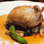 アヴァン プティ・ジョア - フランス産うずらのリゾット詰め、シェリービネガーソース