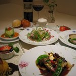 ミクニ マンスール - ディナーコース（一例）　