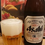 Sushi Sakaya Ippo - 瓶ビール。