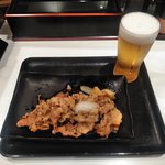 Yoshinoya - 生ビール，牛皿