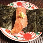 京天神 野口 - 本マグロ炙り寿司