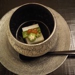 杢の抄 - 百合根豆腐美味だし