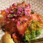 京天神 野口 - 毛蟹と車海老の酢の物