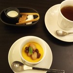杢の抄 - 蜜柑プリンと煮豆＆コーヒー