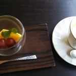 杢の抄 - 朝食：フルーツ＆コーヒー
