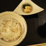 杢の抄 - こなごと新生姜の土鍋御飯