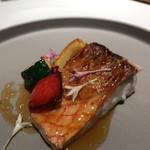 レストラン ラリューム - 鹿児島県産尾長鯛のブランシャ焼き