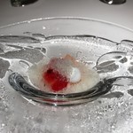 レストラン ラリューム - 白桃と黒文字のかき氷