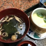 Uohiro - 茶碗蒸しと吸い物