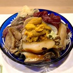 うを徳 - これでどうだ丼（上から）