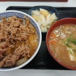 Yoshinoya - 牛丼 並 Bセット(お新香、みそ汁)※豚汁変更