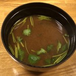 鰻はし本 - 赤出汁