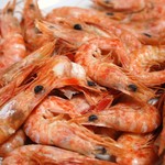 ゆきや荘 - エビの塩茹で