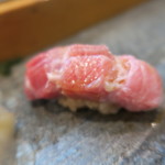 寿司栄 - 30年8月　大トロ