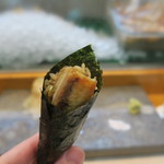 寿司栄 - 30年8月　海鰻手巻き