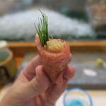 寿司栄 - 30年8月　スナズリと芽葱