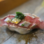 寿司栄 - 30年8月　鯵