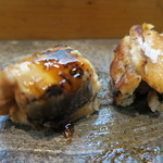 寿司栄 - 30年8月　穴子　タレ、塩