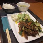 みぃ珈琲 - H.30.6.20.昼 焼肉定食 750円税込