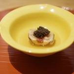 肉屋 雪月花 NAGOYA - 揚げいちじくキャビアを添えて