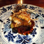 中島町倶楽部 - 宮崎の鰻と賀茂茄子、ごぼうと茄子の皮